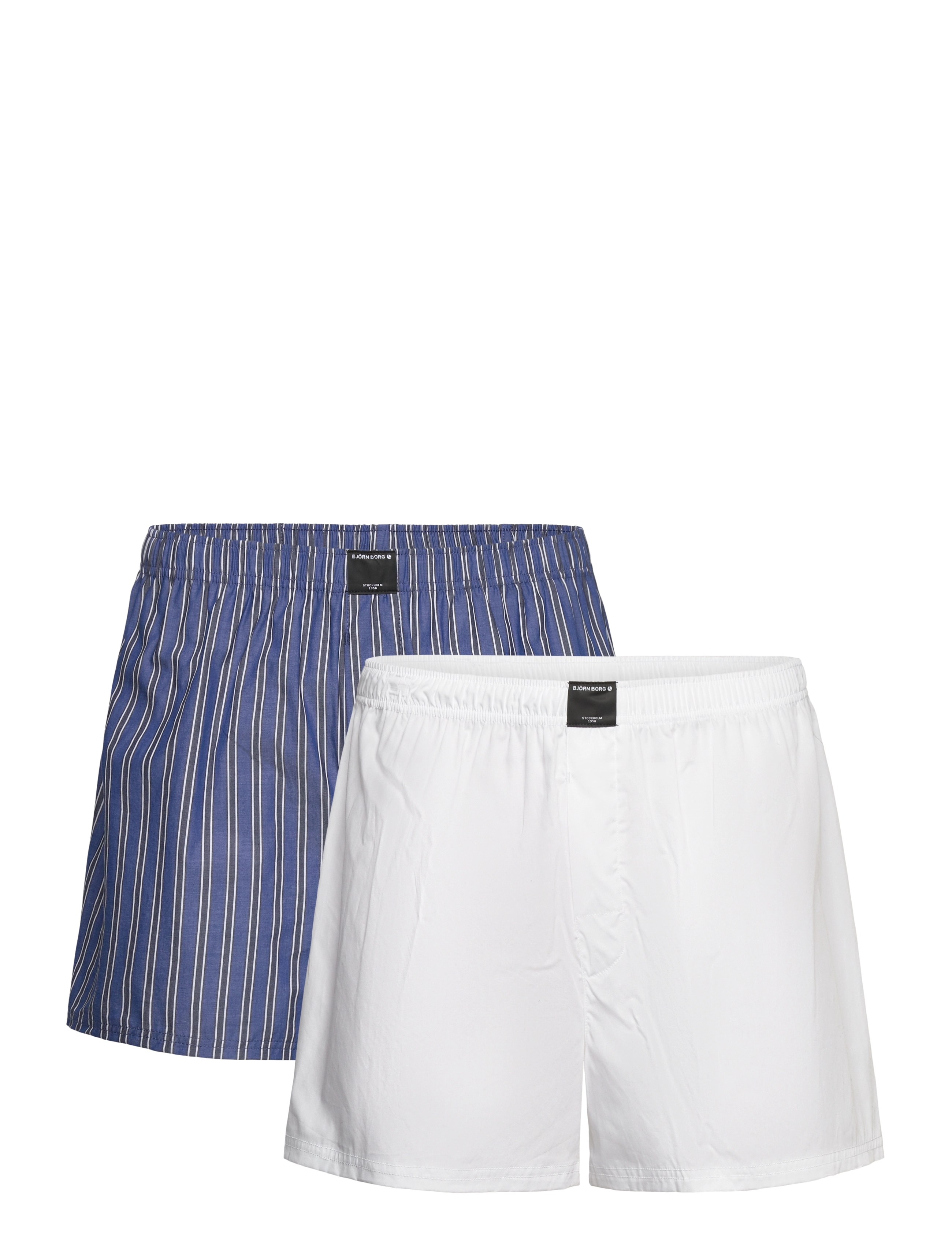Björn Borg COTTON STRETCH WOVEN BOXER SHORTS 2p - Kläder - MULTIPACK 1 / multi