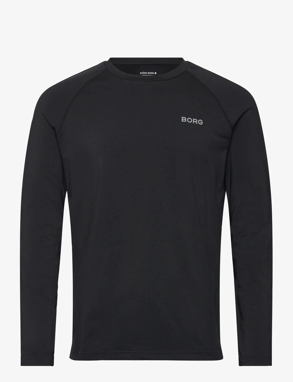 Björn Borg - BORG PERFORMANCE LONG SLEEVE BRUSHED T-SHIRT - longsleeved tops - black beauty - 0