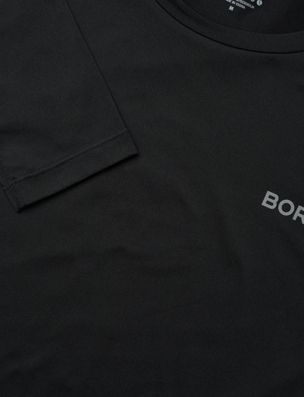 Björn Borg - BORG PERFORMANCE LONG SLEEVE BRUSHED T-SHIRT - longsleeved tops - black beauty - 2