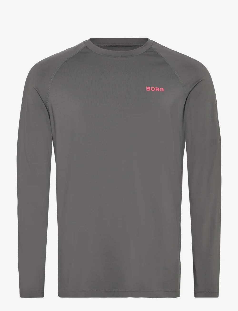 Björn Borg - BORG PERFORMANCE LONG SLEEVE BRUSHED T-SHIRT - langarmshirts - granite gray - 0