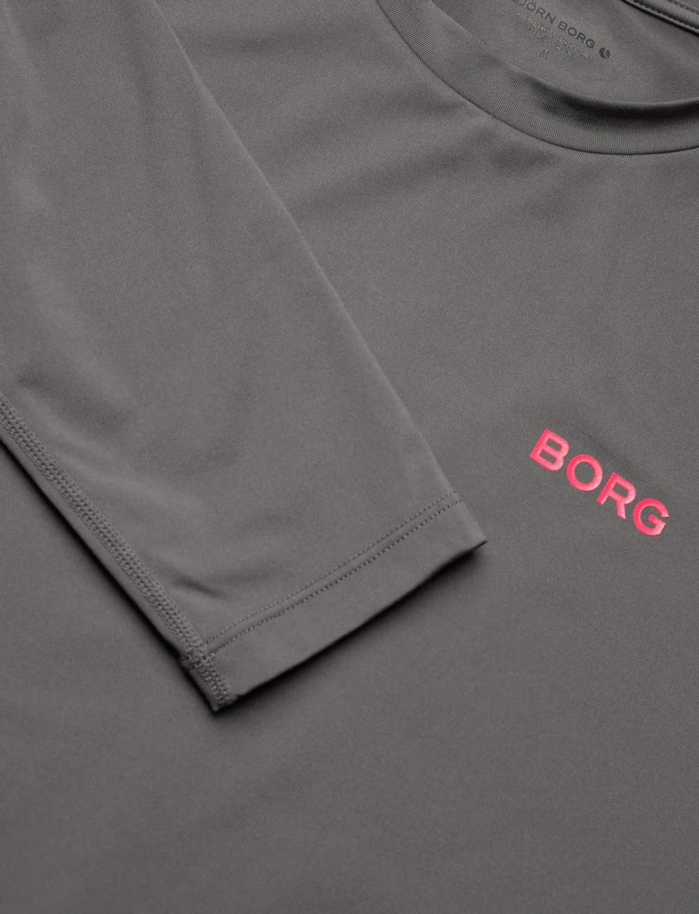 Björn Borg - BORG PERFORMANCE LONG SLEEVE BRUSHED T-SHIRT - langarmshirts - granite gray - 2
