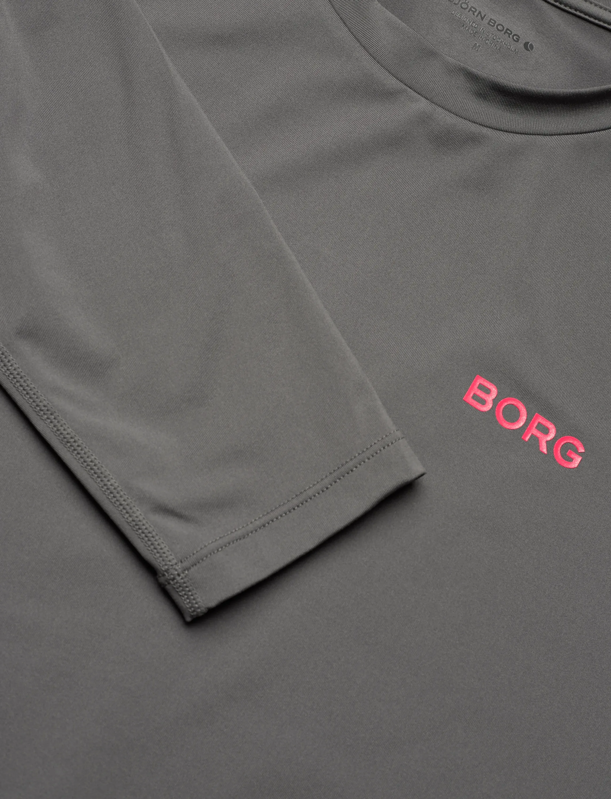 Björn Borg - BORG PERFORMANCE LONG SLEEVE BRUSHED T-SHIRT - granite gray - 2