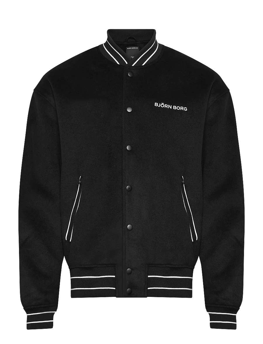 Björn Borg - BORG VARSITY JACKET - freizeitjacken - black beauty - 0
