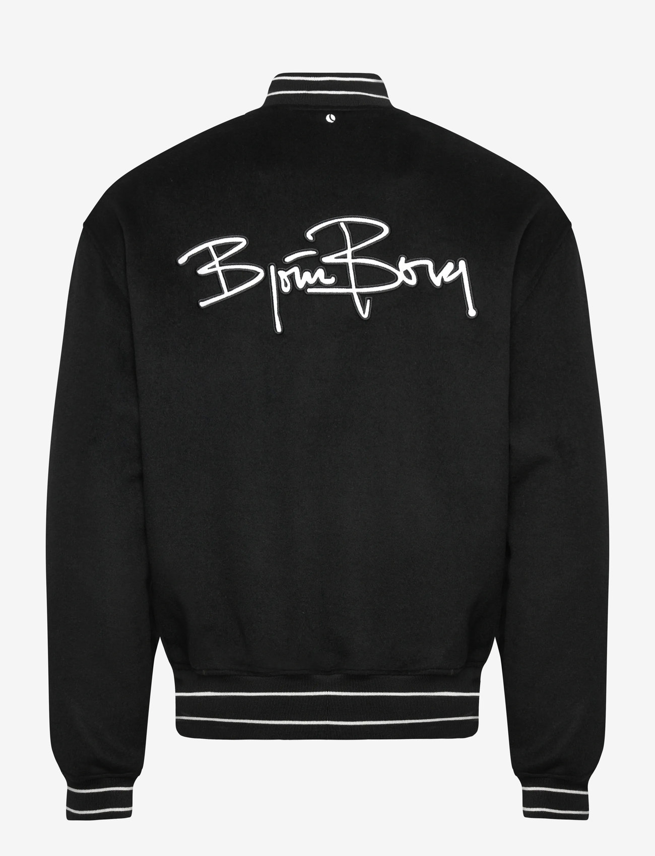 Björn Borg - BORG VARSITY JACKET - sportjacken - black beauty - 1