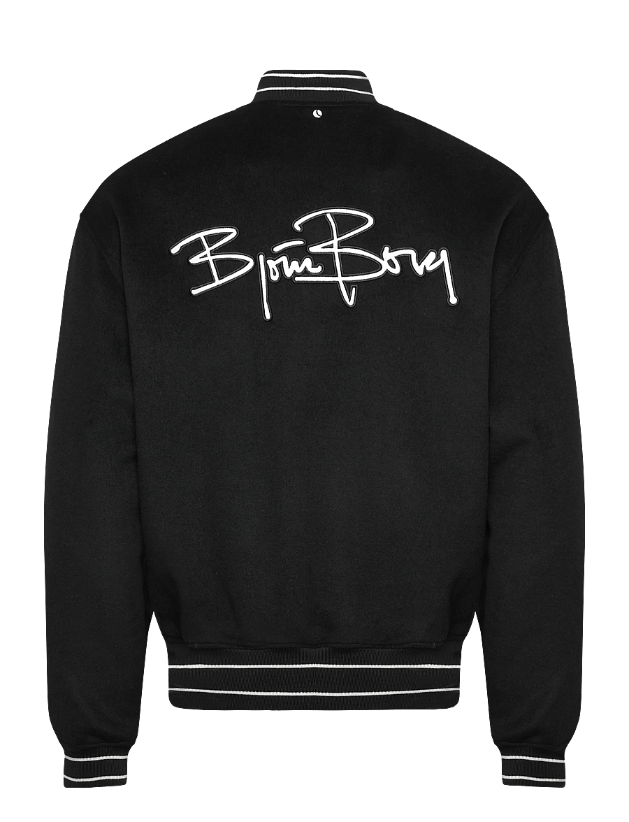 Björn Borg - BORG VARSITY JACKET - freizeitjacken - black beauty - 1
