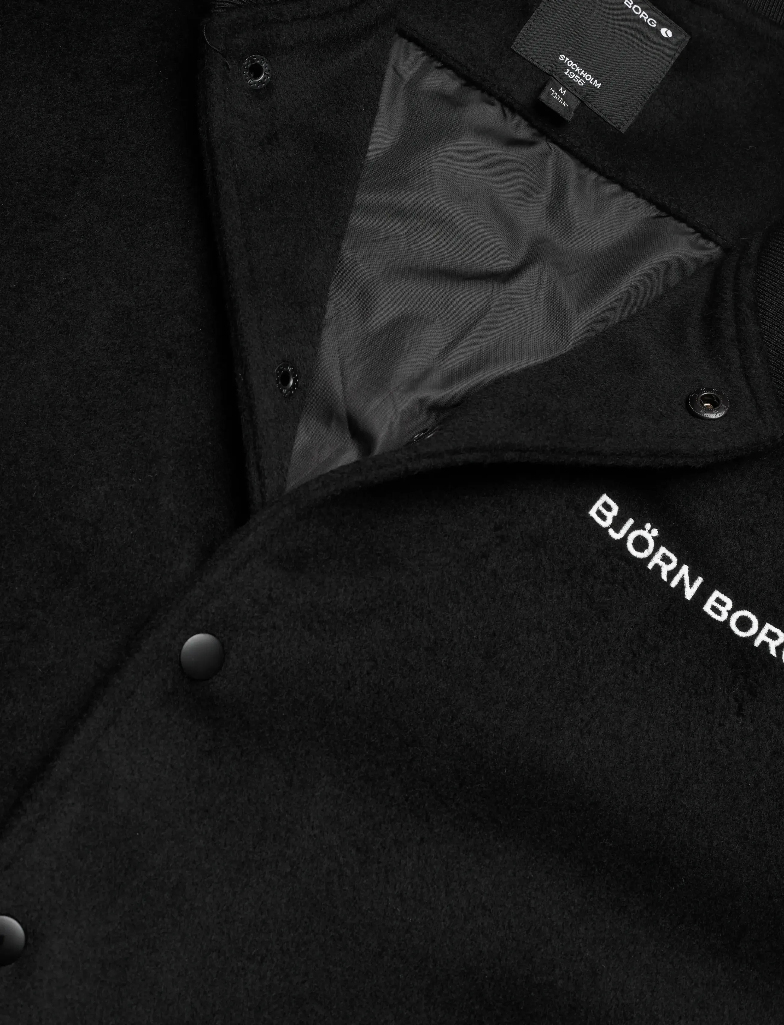 Björn Borg - BORG VARSITY JACKET - urheilutakit - black beauty - 2