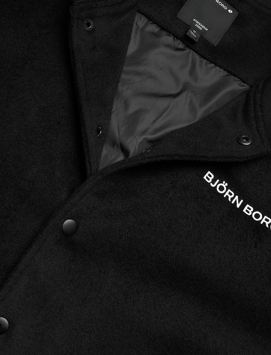 Björn Borg - BORG VARSITY JACKET - freizeitjacken - black beauty - 2