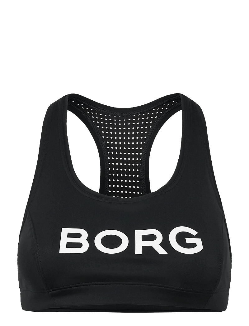 Björn Borg - BORG MID SUPPORT SPORTS BRA - sport-bhs - black beauty - 0