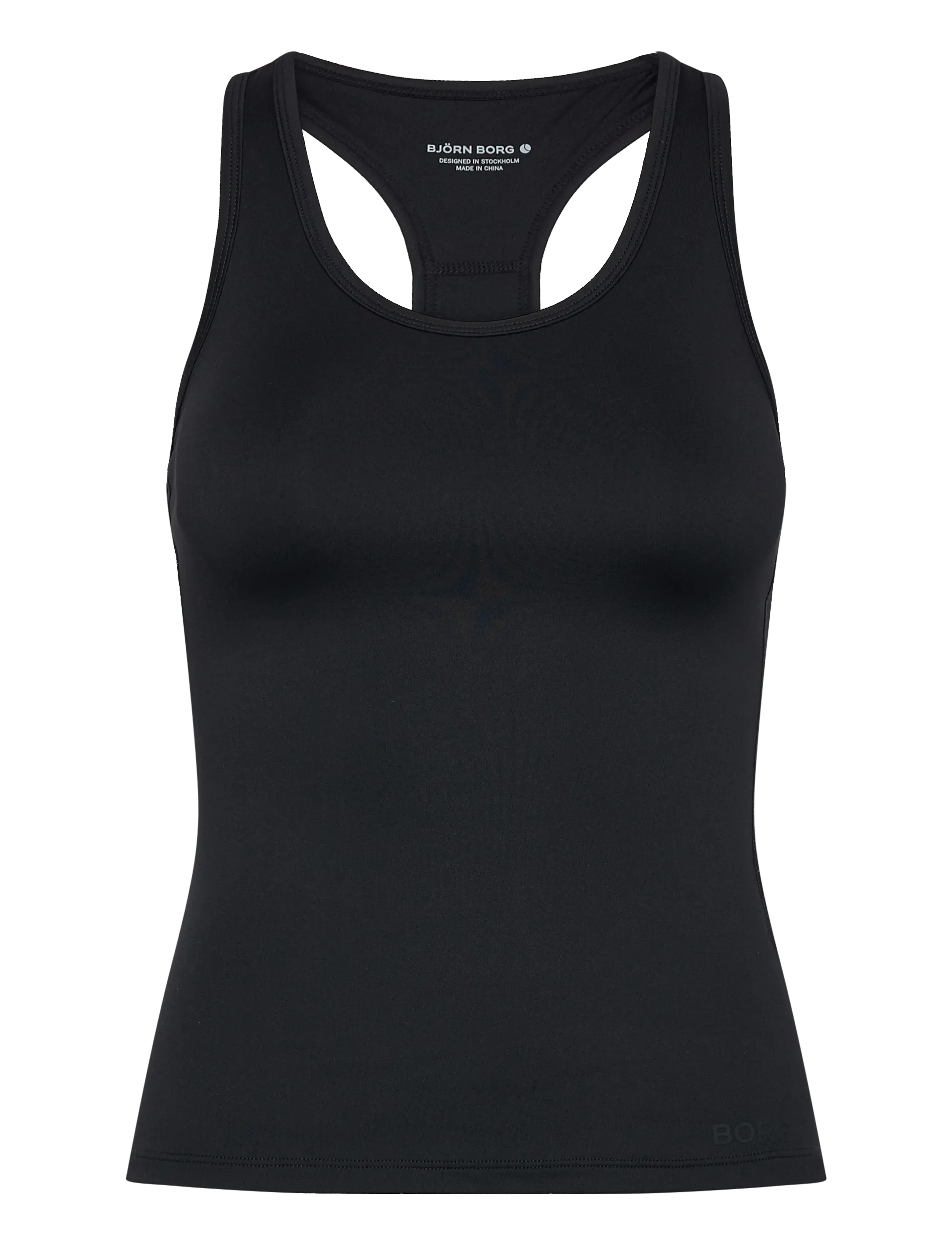 Björn Borg BORG SOFT RACERBACK TANK TOP - Õlapaeltega pluusid - BLACK BEAUTY / black