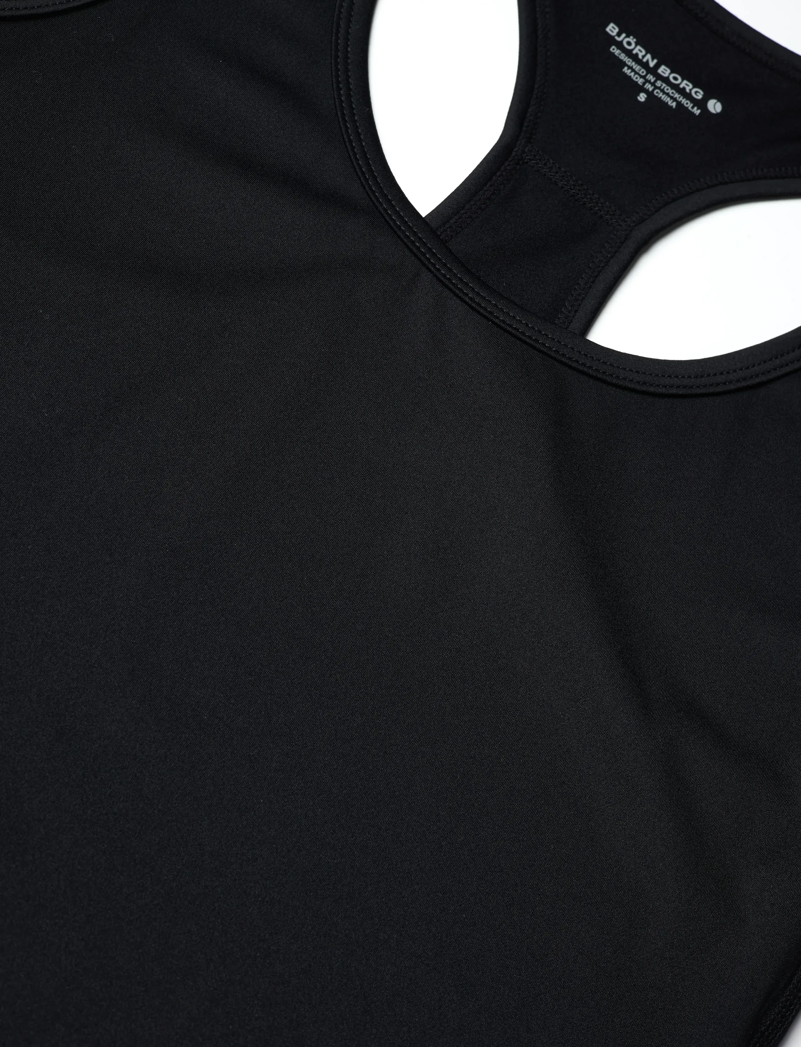 Björn Borg - BORG SOFT RACERBACK TANK TOP - Õlapaeltega pluusid - black beauty - 2