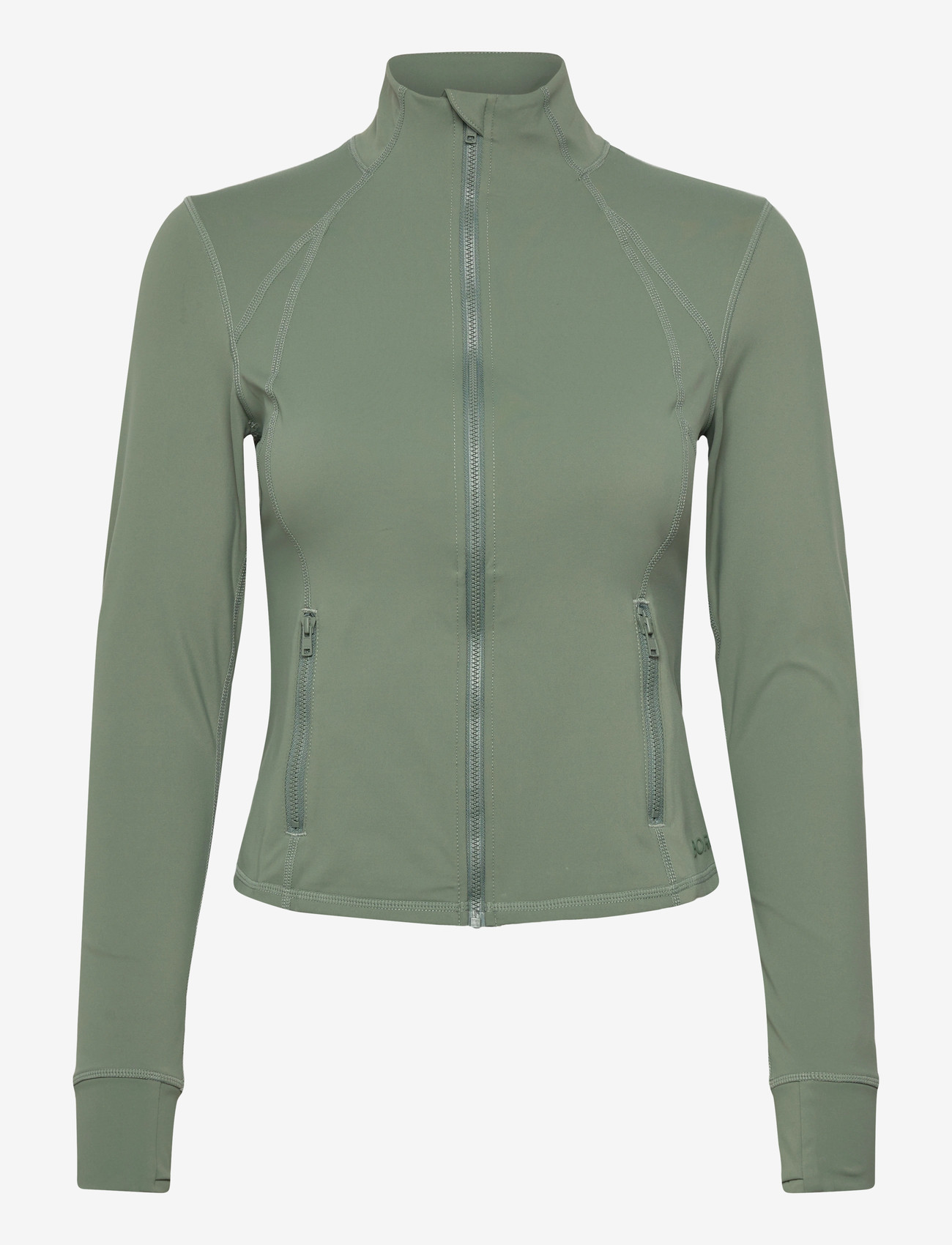 Björn Borg - BORG SOFT ZIP MIDLAYER - långärmade tröjor - agave green - 0