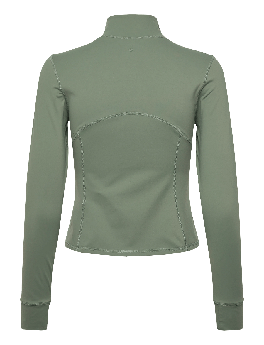 Björn Borg - BORG SOFT ZIP MIDLAYER - oberteile - agave green - 1