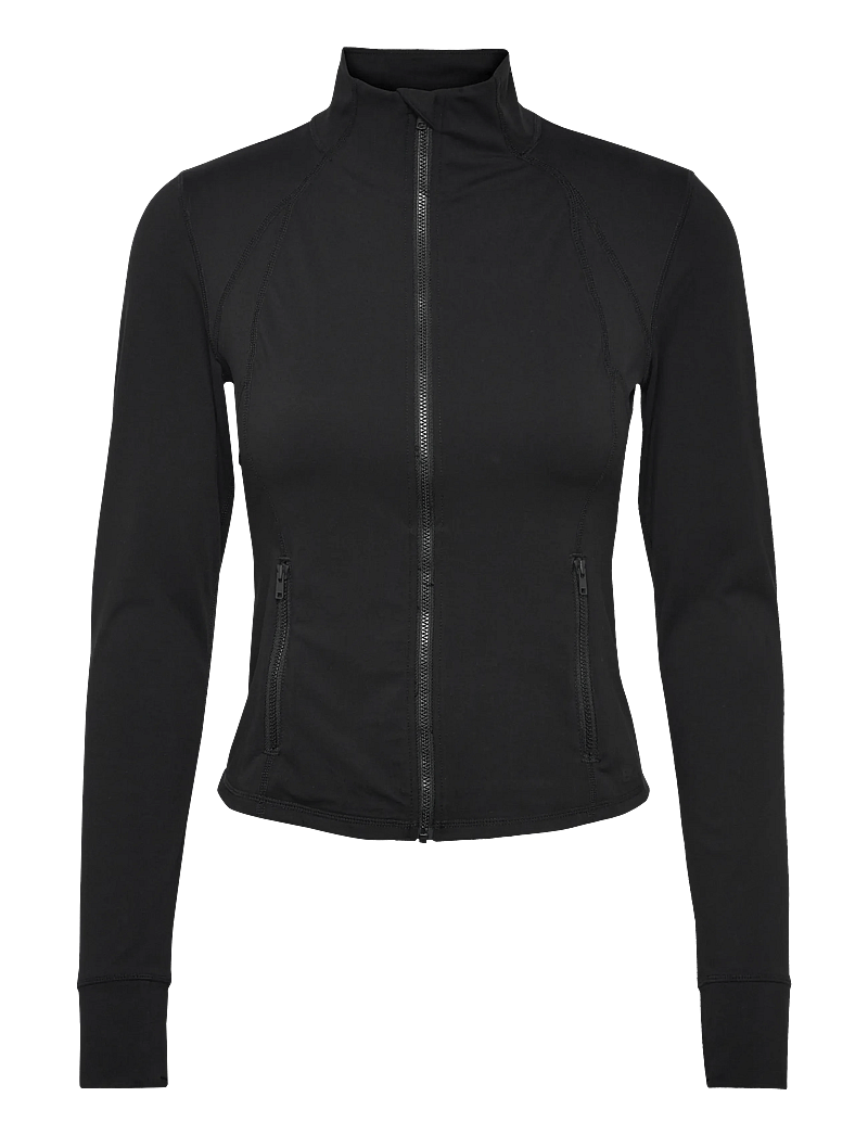 Björn Borg - BORG SOFT ZIP MIDLAYER - langarmshirts - black beauty - 0