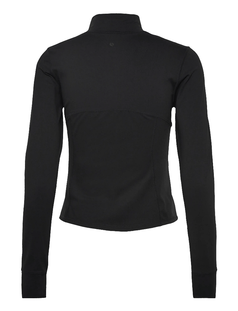 Björn Borg - BORG SOFT ZIP MIDLAYER - langarmshirts - black beauty - 1