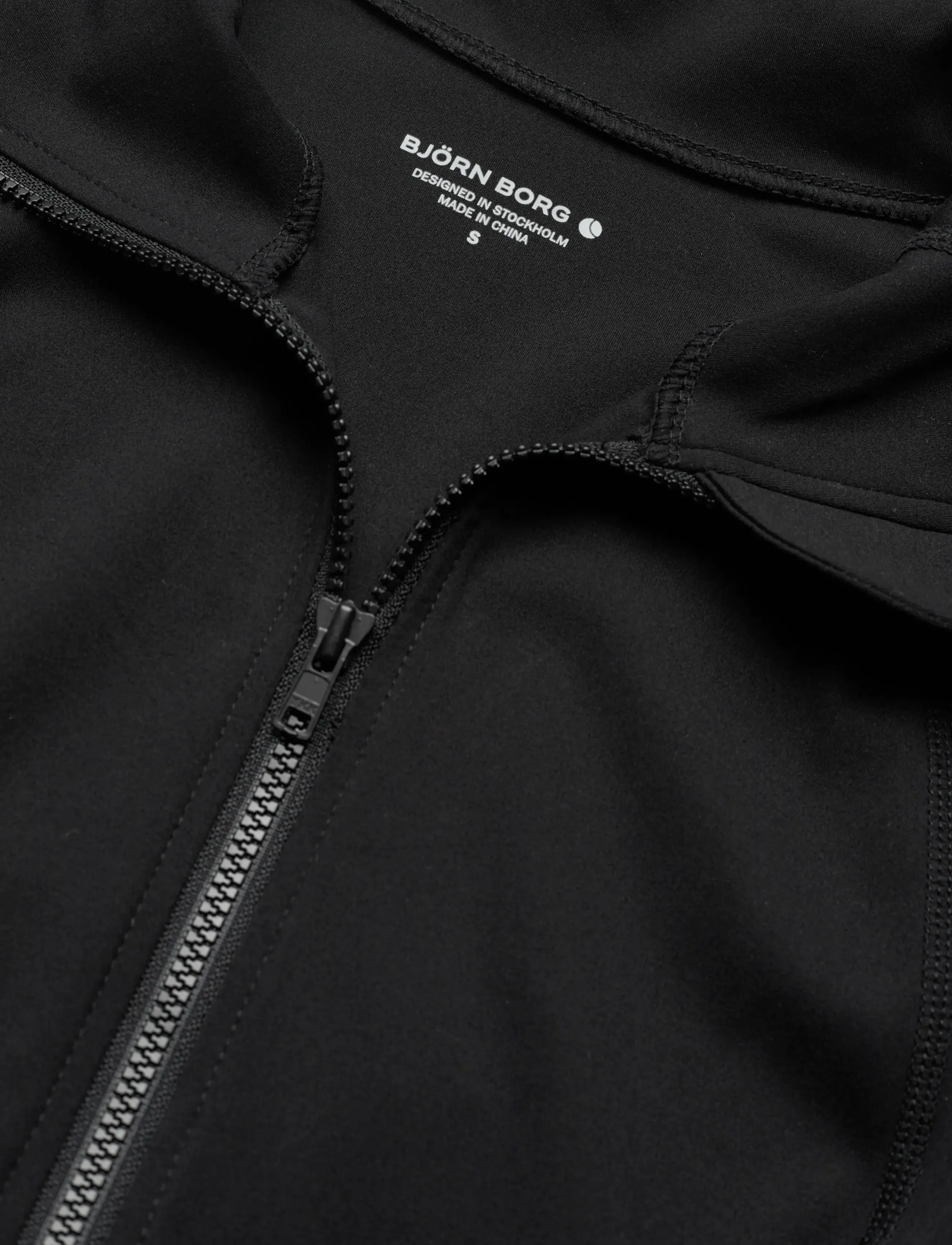 Björn Borg - BORG SOFT ZIP MIDLAYER - alussärgid - black beauty - 2