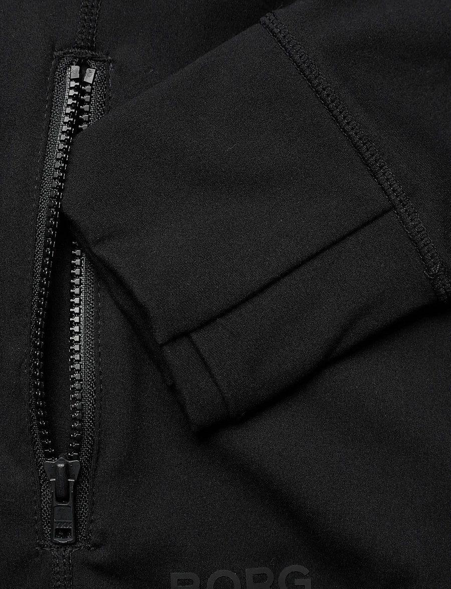 Björn Borg - BORG SOFT ZIP MIDLAYER - oberteile - black beauty - 3