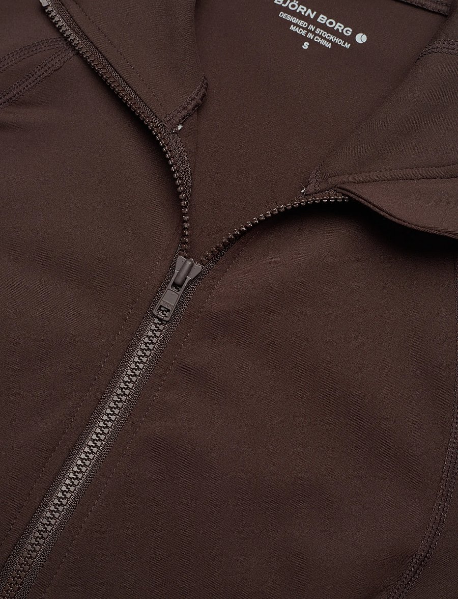 Björn Borg - BORG SOFT ZIP MIDLAYER - oberteile - molÉ - 2