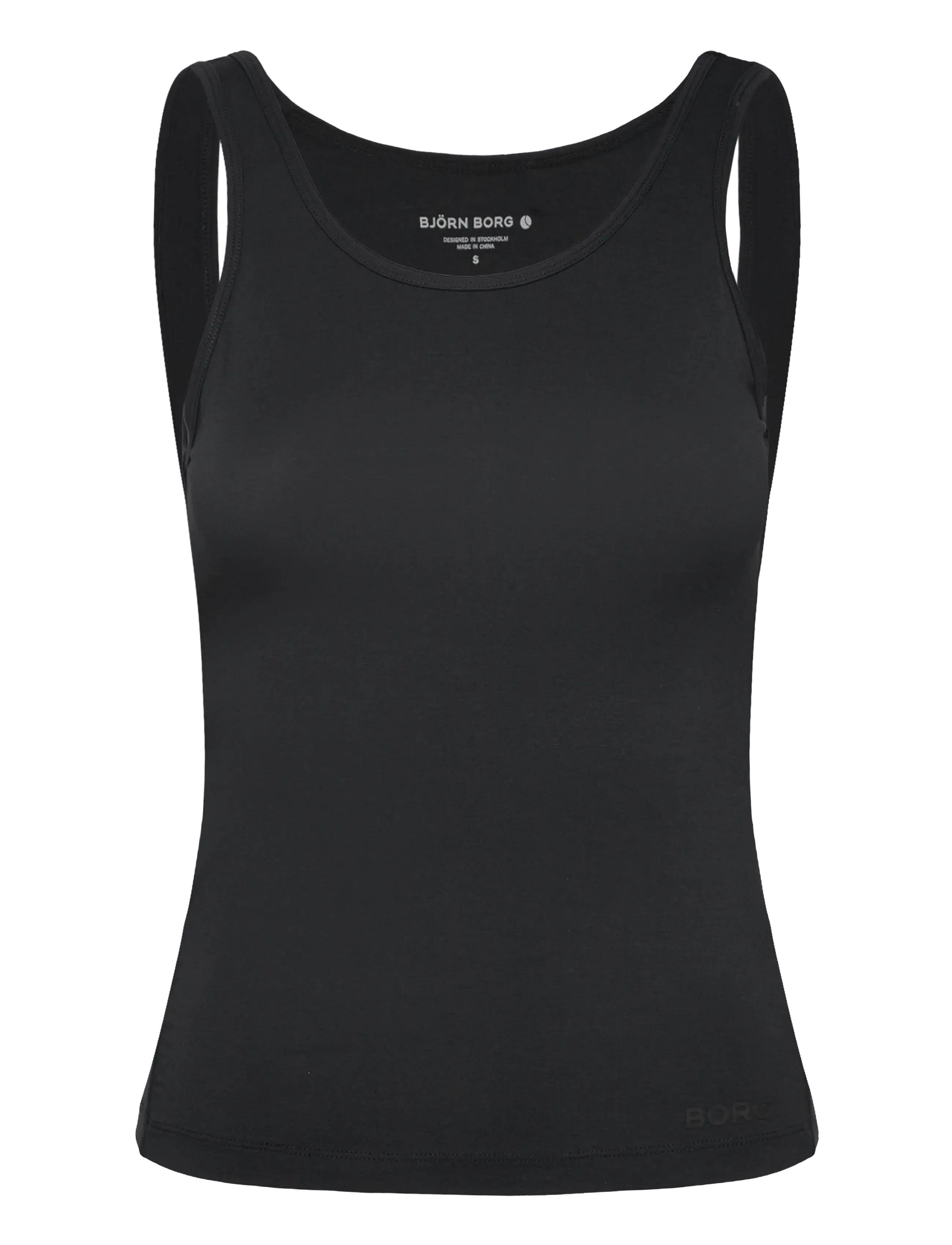 BJÖRN BORG Studio Deep Back Tank Oberteil Schwarz - M - Damen