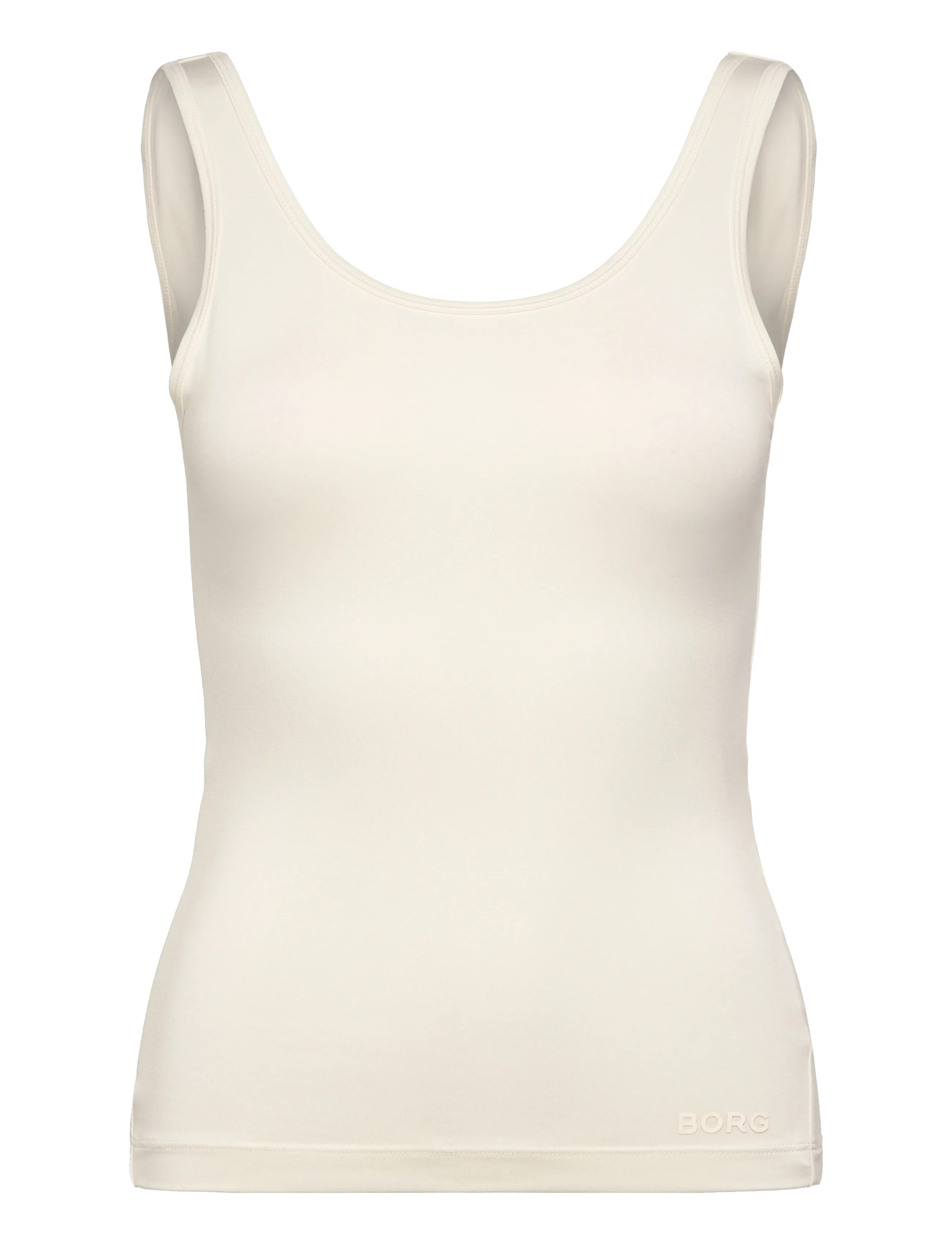 BJÖRN BORG Studio Deep Back Tank Oberteil Cream - XS - Damen