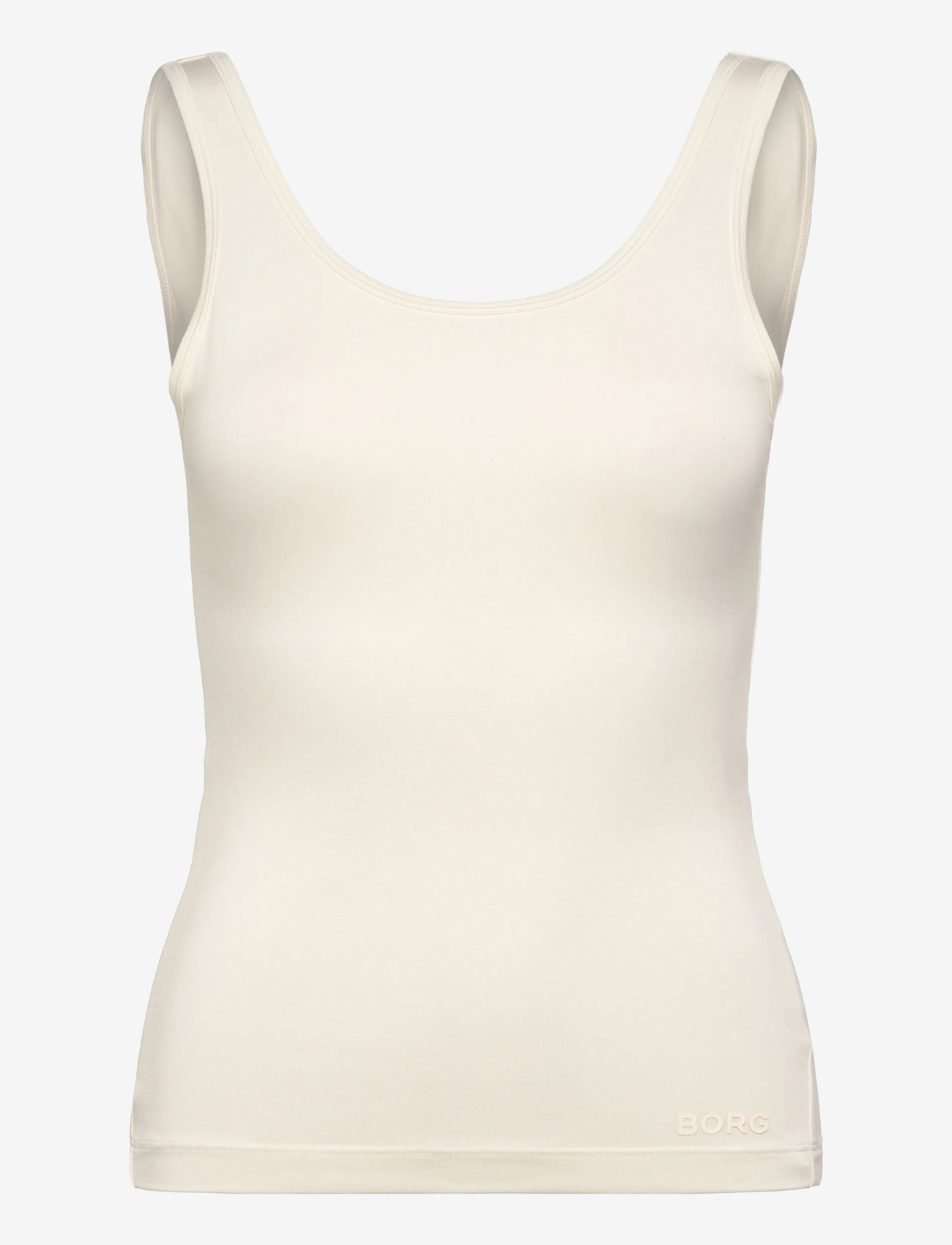 Björn Borg - STUDIO DEEP BACK TANK TOP - linnen - tofu - 0