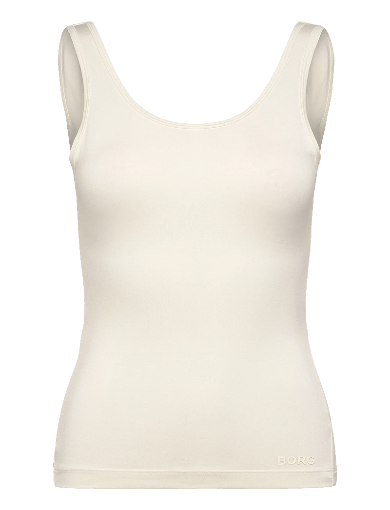 Björn Borg - STUDIO DEEP BACK TANK TOP - linnen - tofu - 0