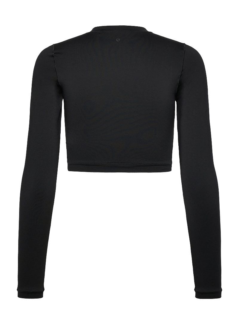 Björn Borg - STUDIO SOFT CROPPED LONGSLEEVE - crop tops - black beauty - 1
