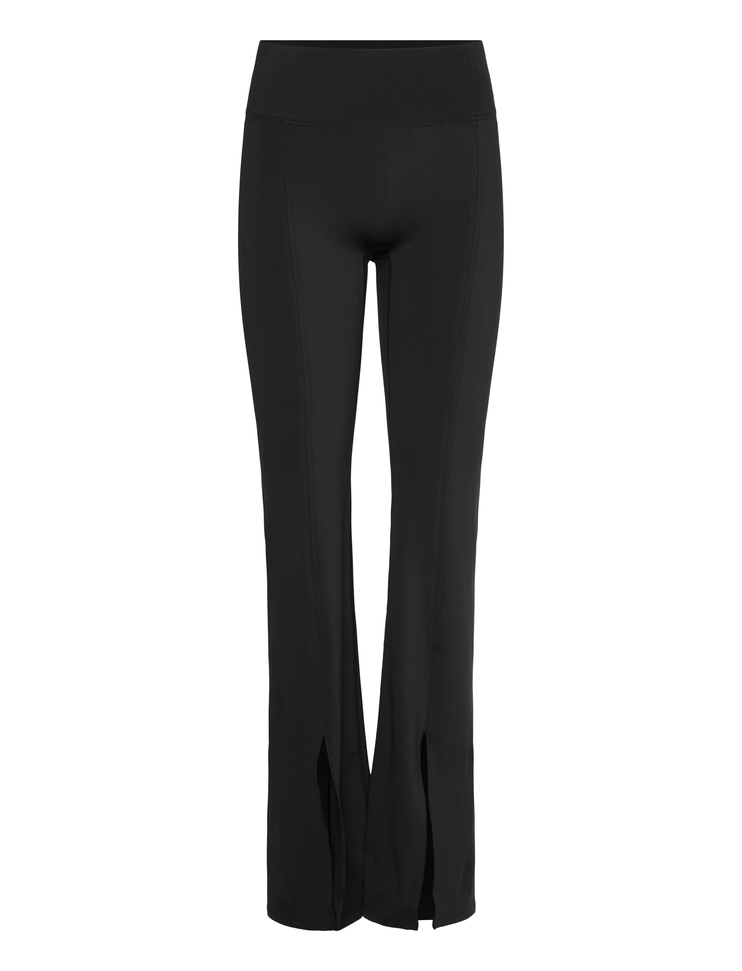 Björn Borg Studio Flared Slit Tights, Kvinder, Flared Slids Tights, Sort, Str: L