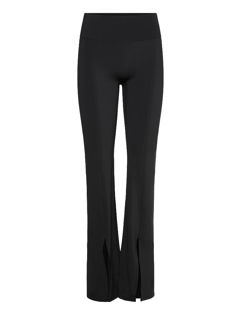 Björn Borg - STUDIO FLARED SLIT TIGHTS - training tights - black beauty - 0