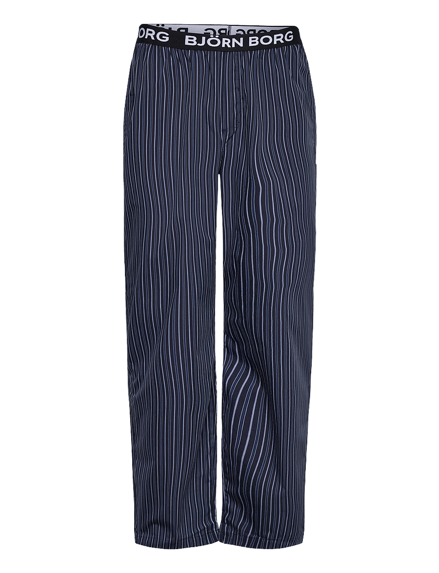 Björn Borg - CORE WOVEN LOGO PYJAMA PANTS - pyjamahose - bb tripple lw stripe 1 - 0