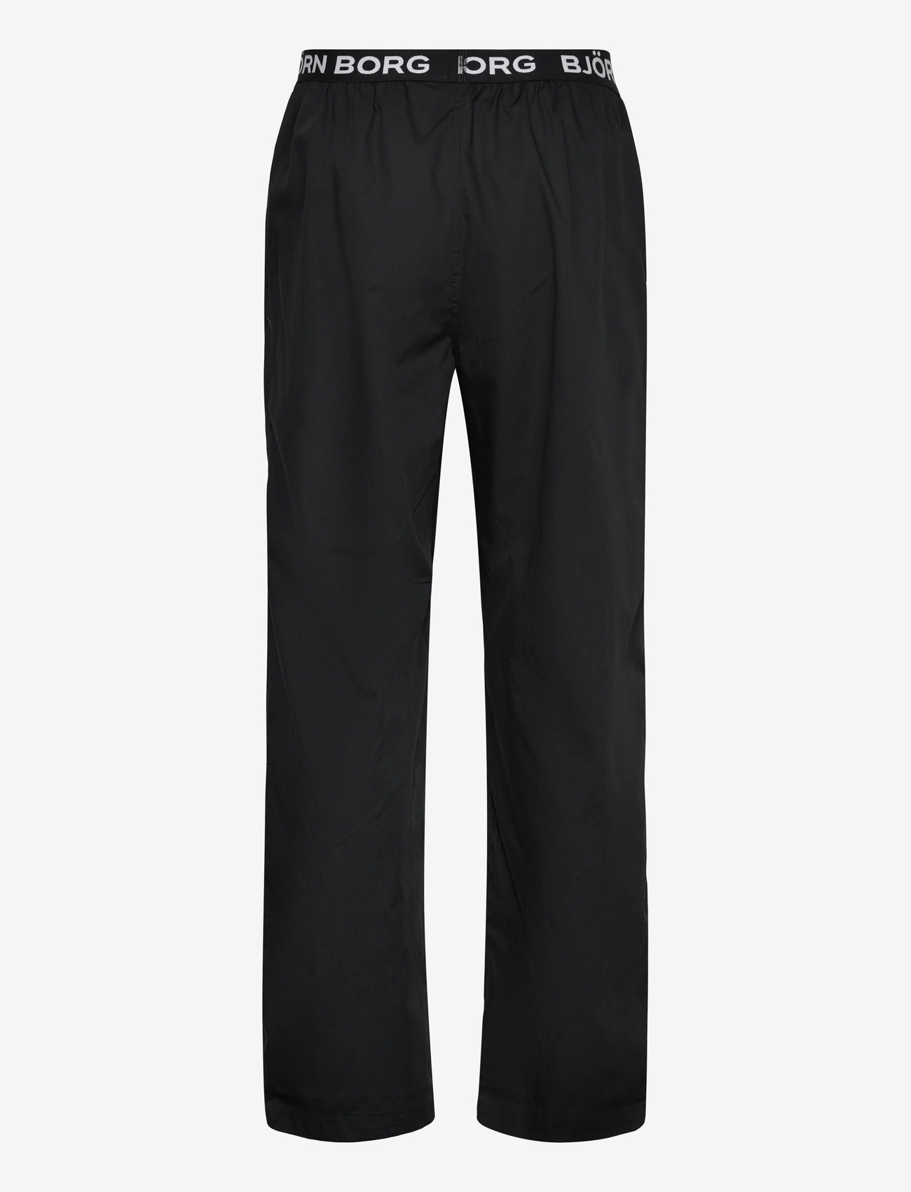 Björn Borg - CORE WOVEN LOGO PYJAMA PANTS - pyjamasbyxor - black beauty - 1