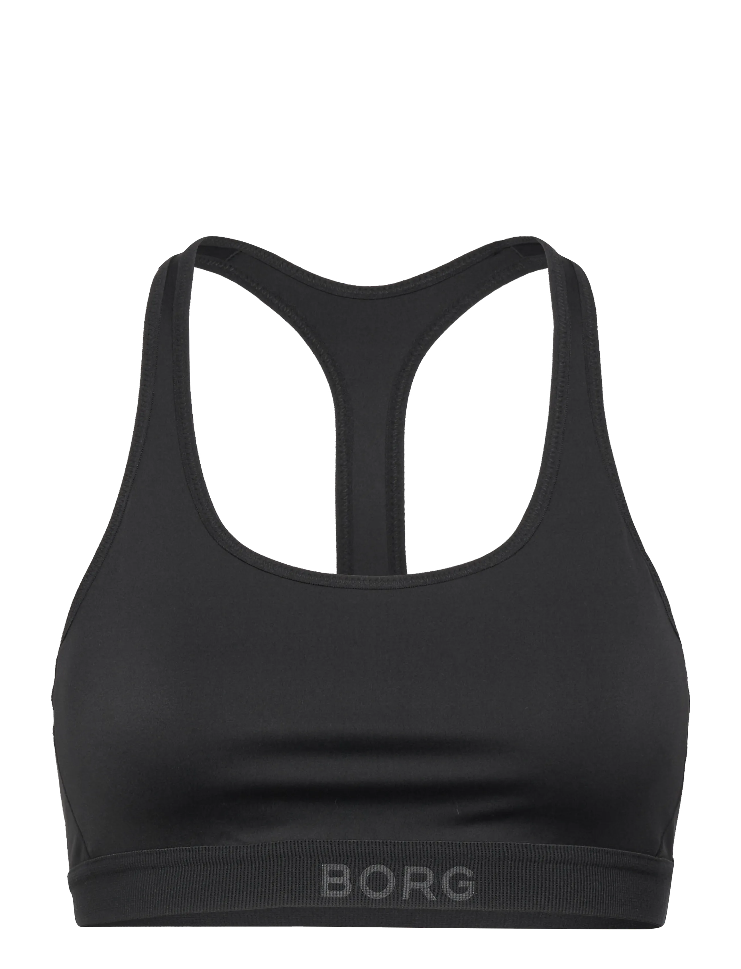Björn Borg - BORG LOW SUPPORT SPORTS BRA - laag - black beauty - 0
