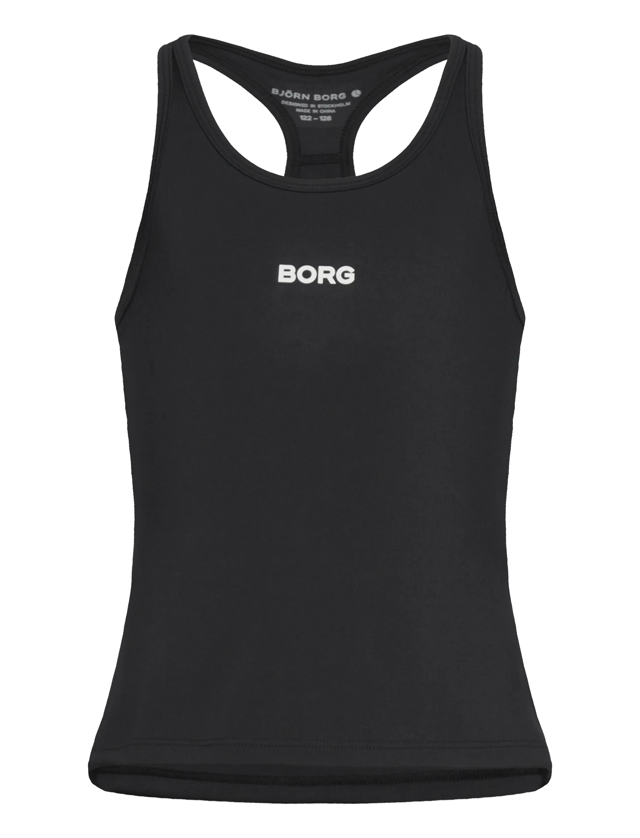 Björn Borg - BORG RACERBACK TANK TOP - sportoberteile - black beauty - 0