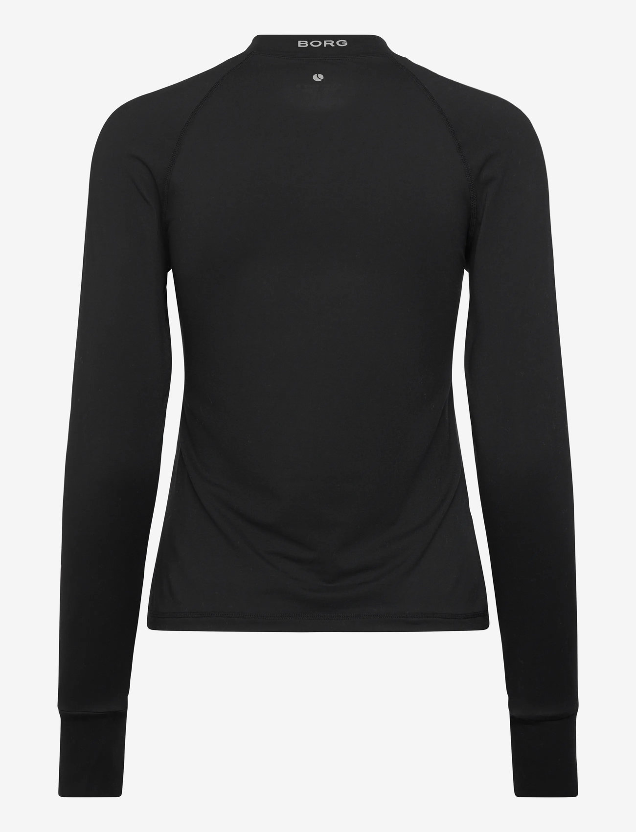 Björn Borg - BORG PERFORMANCE BRUSHED MOCKNECK - longsleeved tops - black beauty - 1