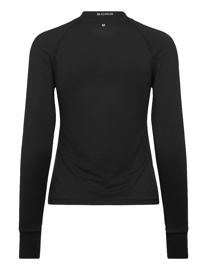 Björn Borg - BORG PERFORMANCE BRUSHED MOCKNECK - pikkade varrukatega alussärgid - black beauty - 1