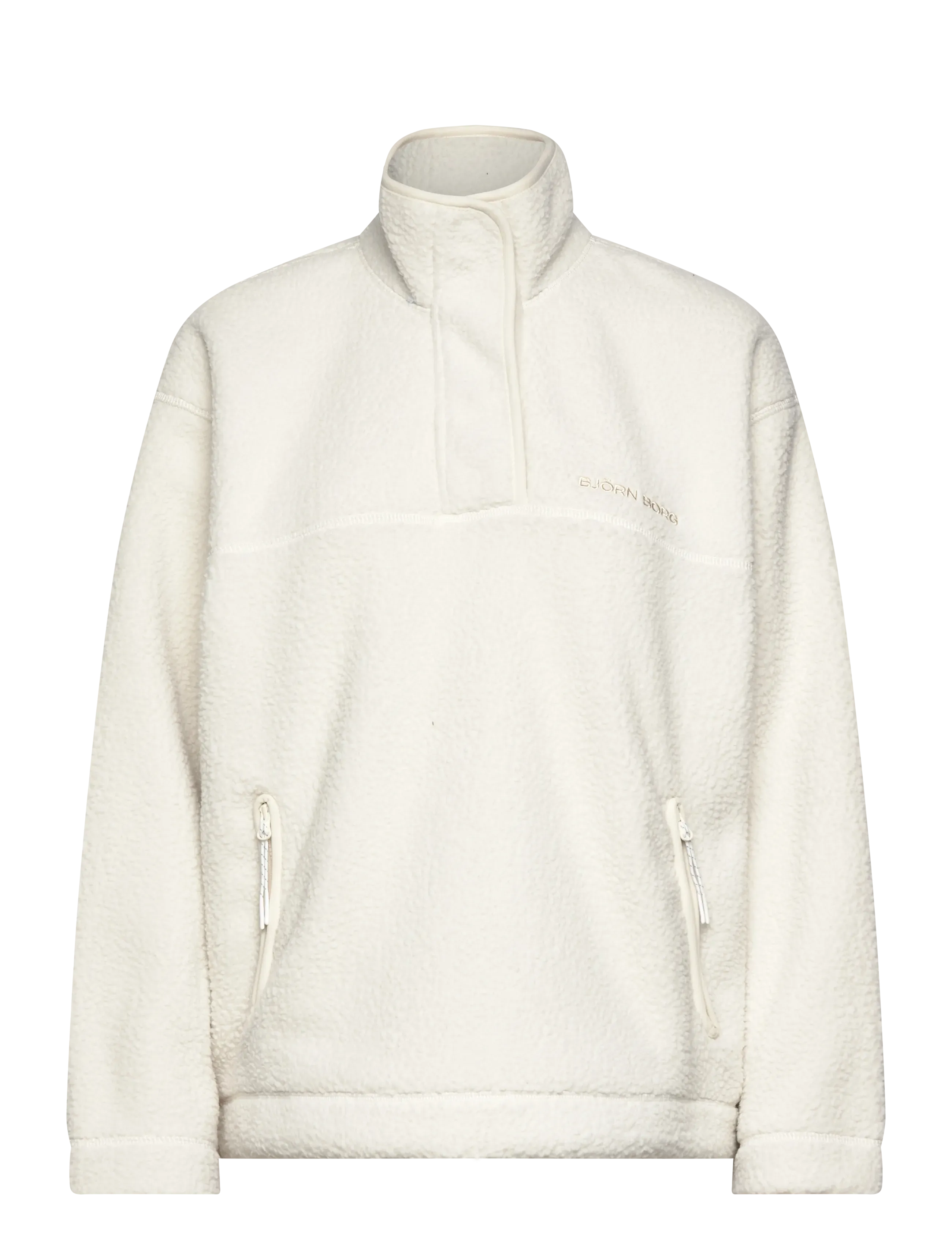 BJÖRN BORG Studio Pile Anorak Cream - L - Damen