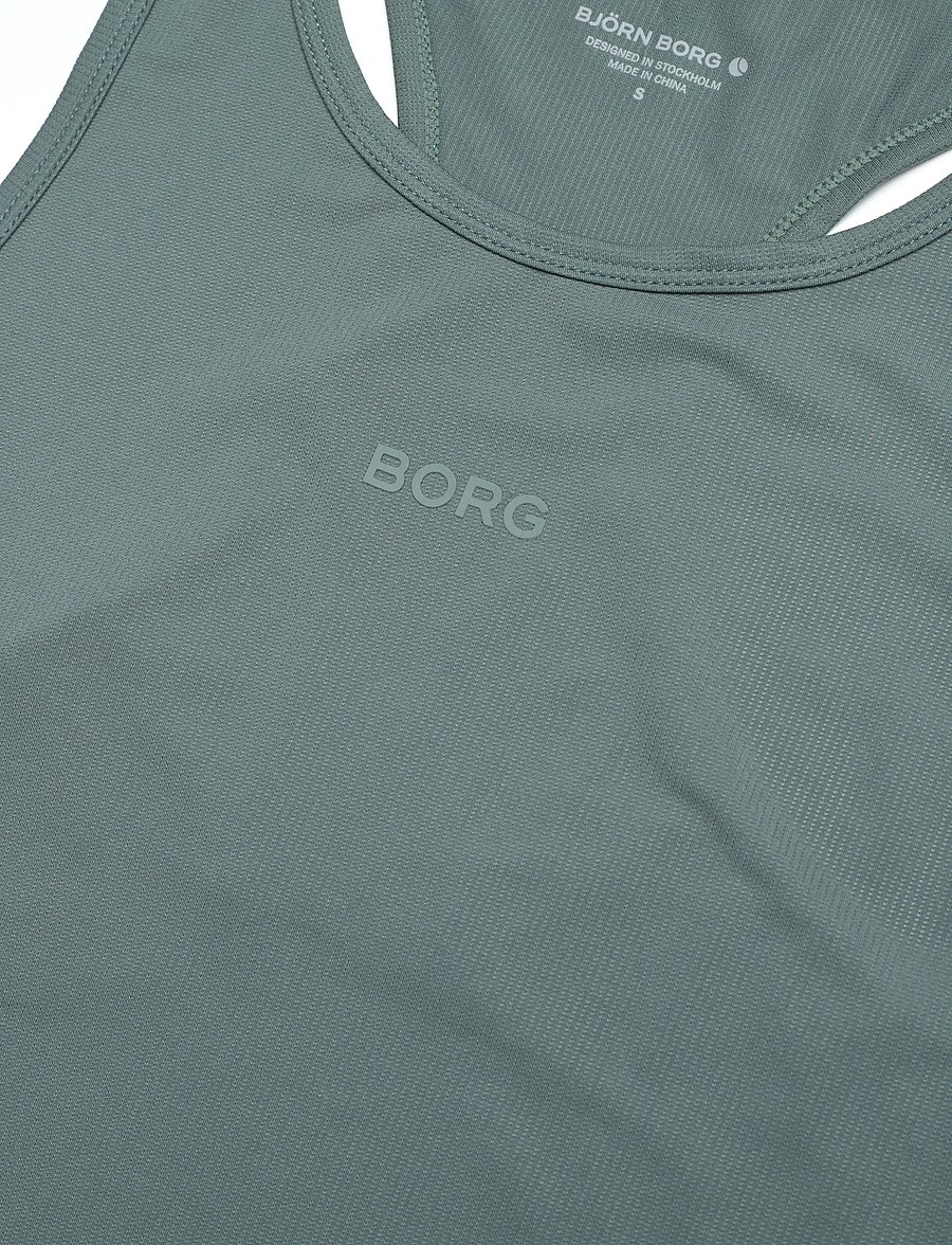 Björn Borg - BORG SPORTS TANK TOP - tanktops - balsam green - 2