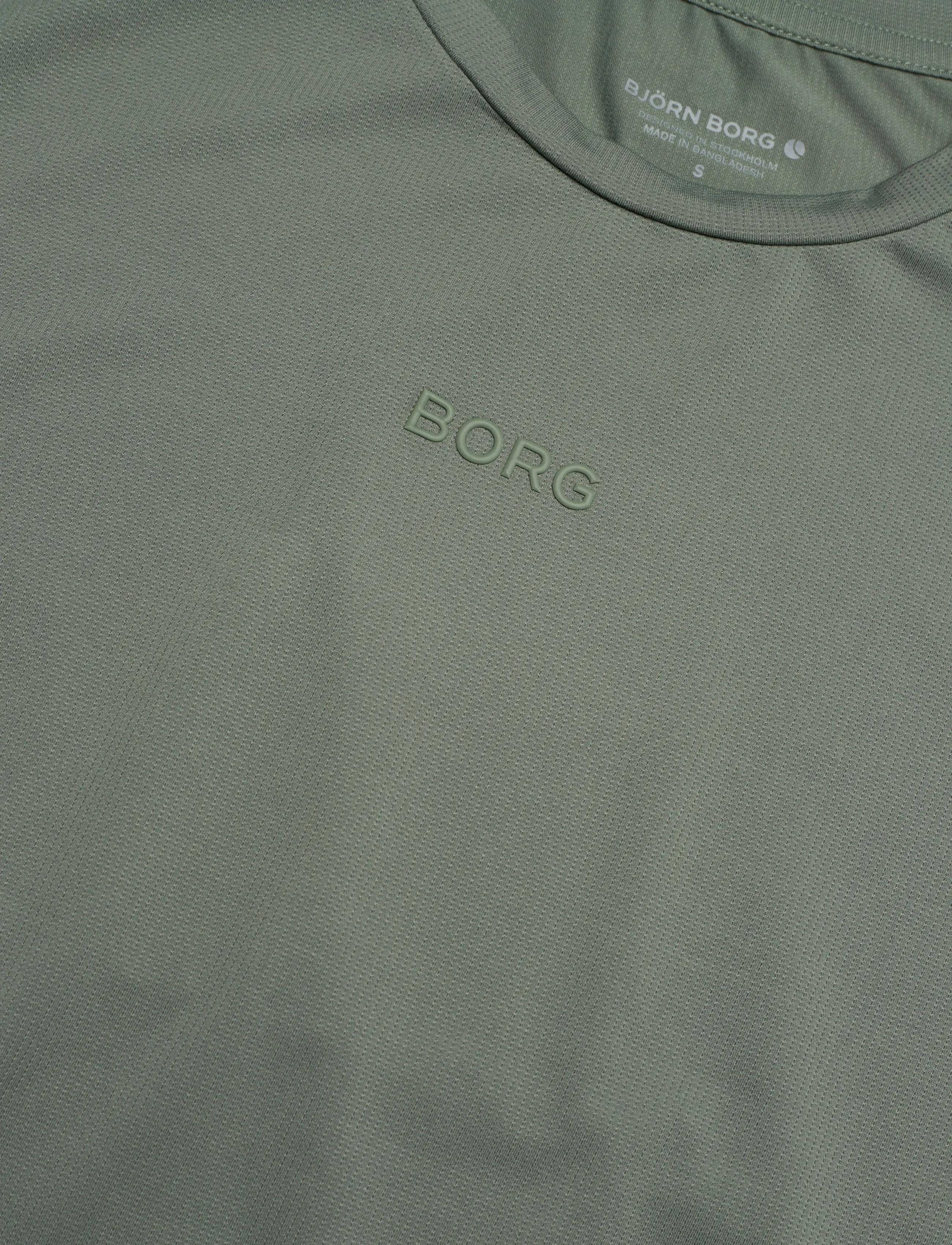 Björn Borg - BORG SPORTS T-SHIRT - t-shirts - agave green - 2
