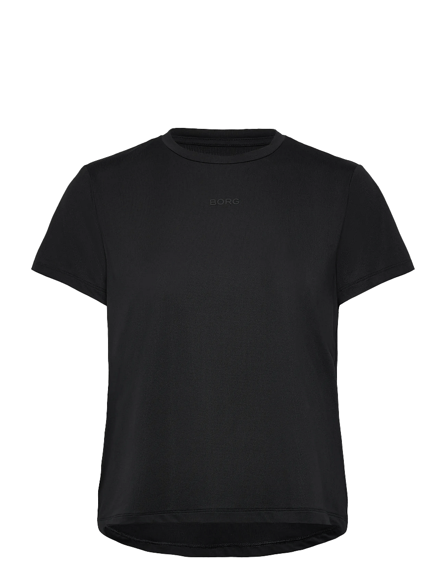 Björn Borg - BORG SPORTS T-SHIRT - alussärgid ja t-särgid - black beauty - 0