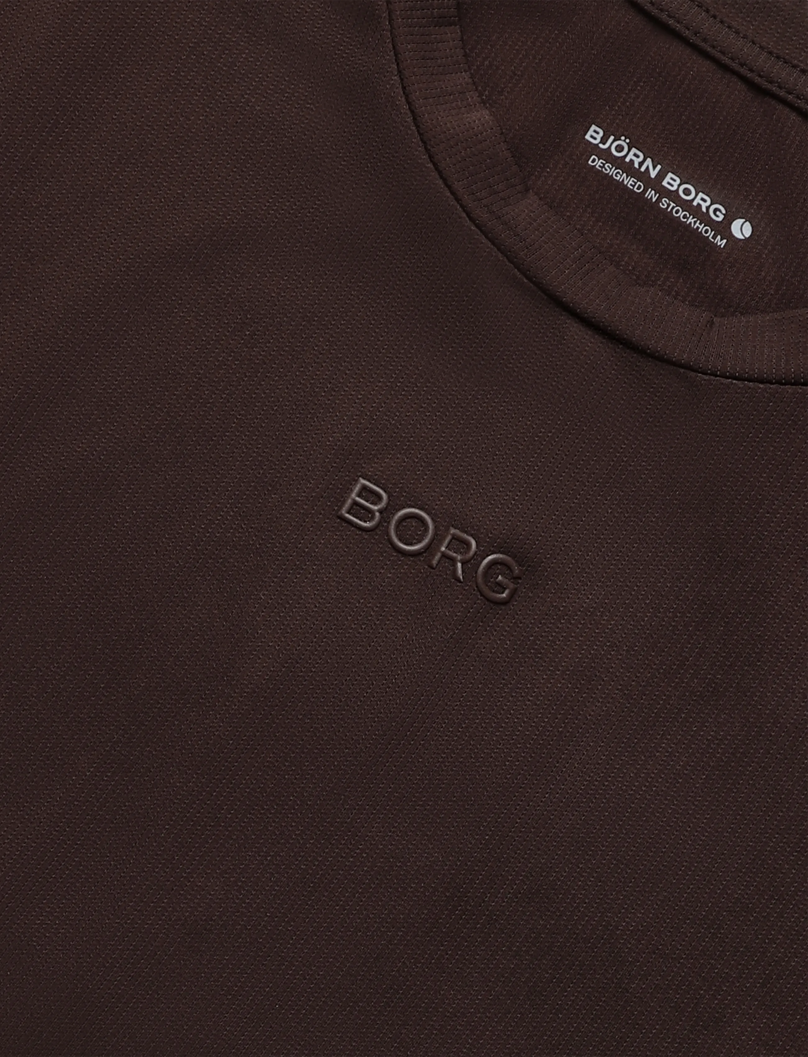 Björn Borg - BORG SPORTS T-SHIRT - t-shirts - coffee bean - 2