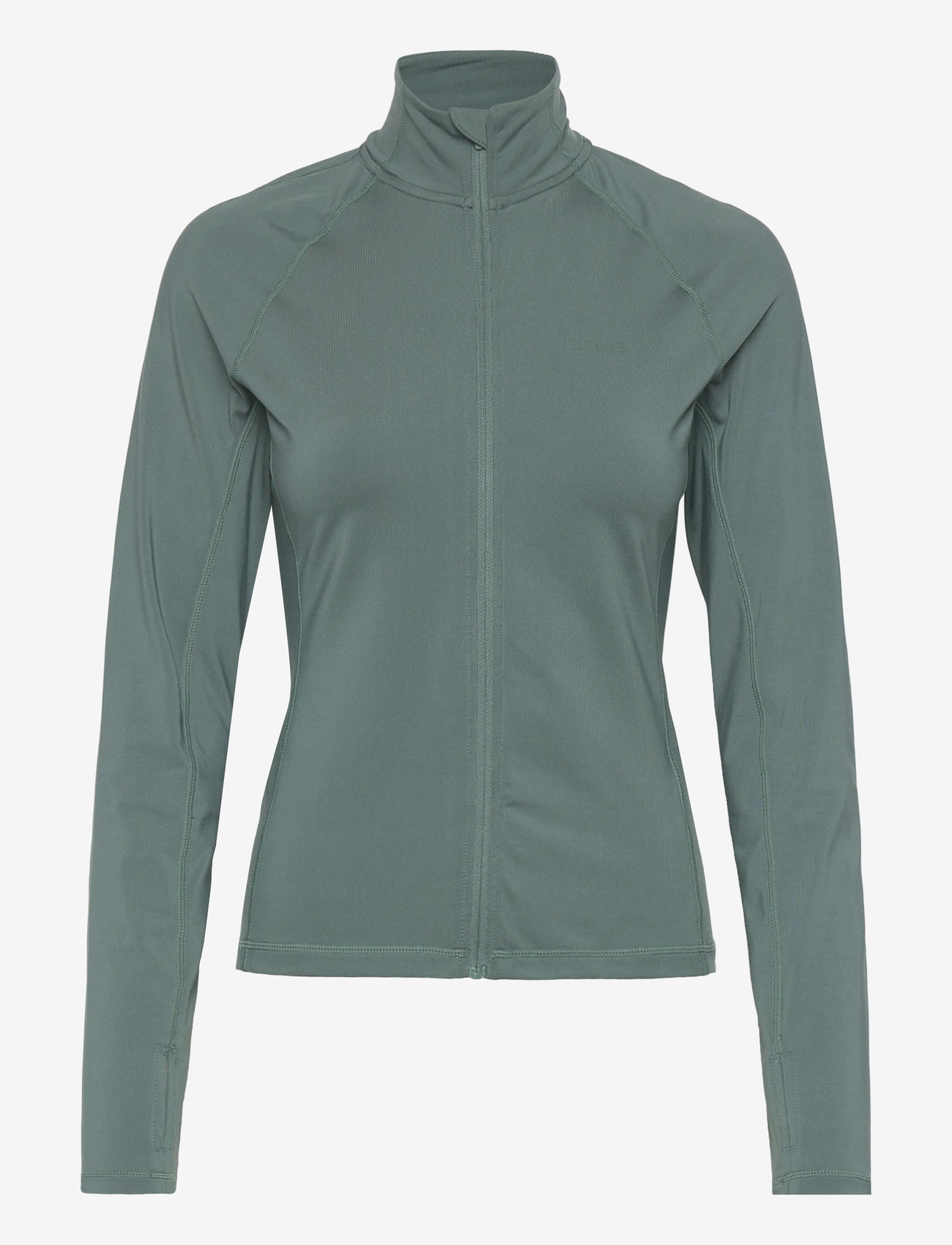 Björn Borg - BORG FULL ZIP MIDLAYER - kampsunid ja vahekihid - balsam green - 0