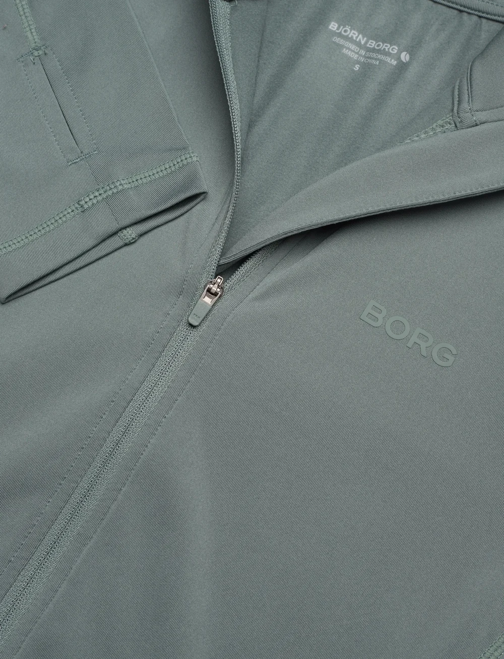 Björn Borg - BORG FULL ZIP MIDLAYER - fleece & mellanlager - balsam green - 2