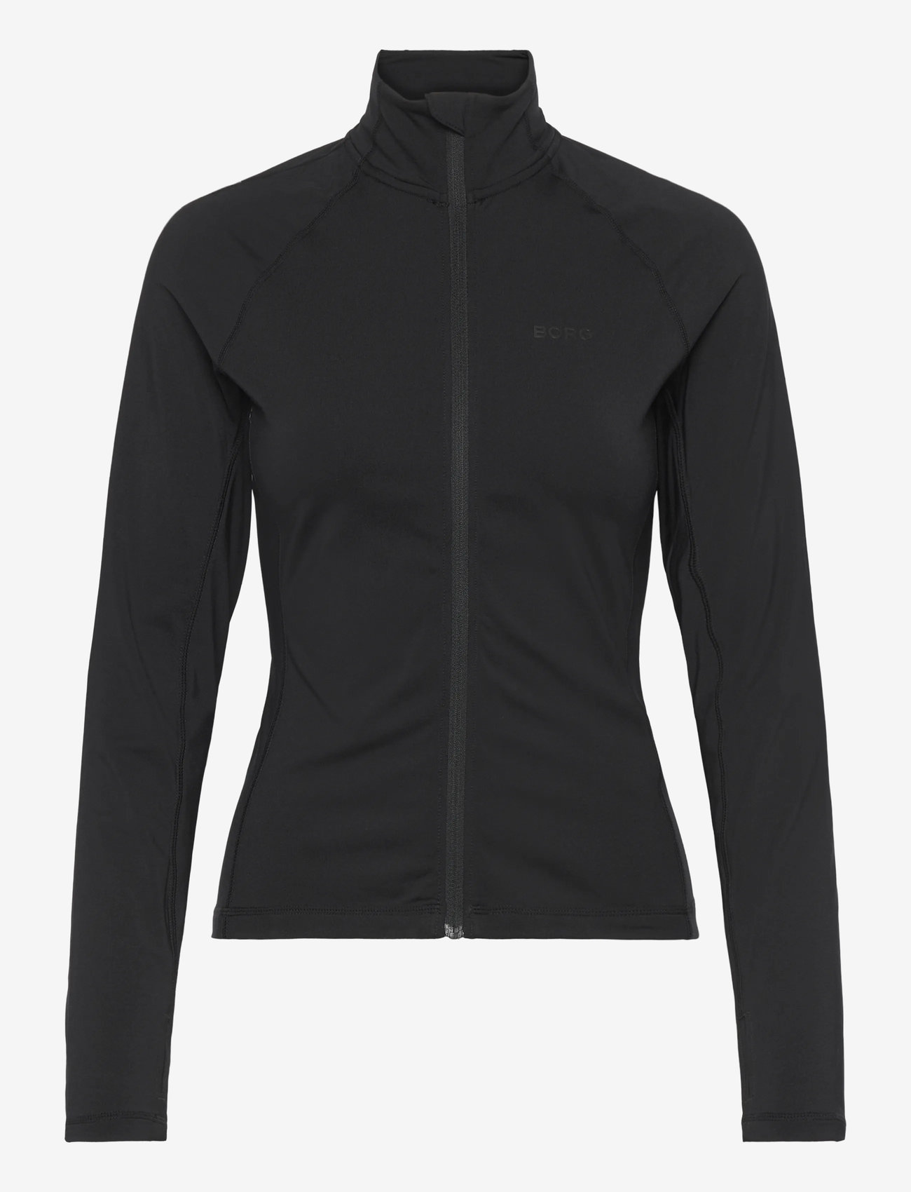 Björn Borg - BORG FULL ZIP MIDLAYER - fleecejacken - black beauty - 0