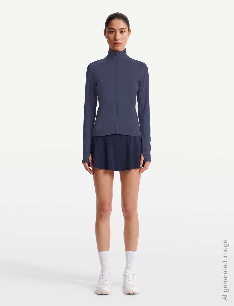 Björn Borg - BORG FULL ZIP MIDLAYER - oberteile - nightshadow blue - 0