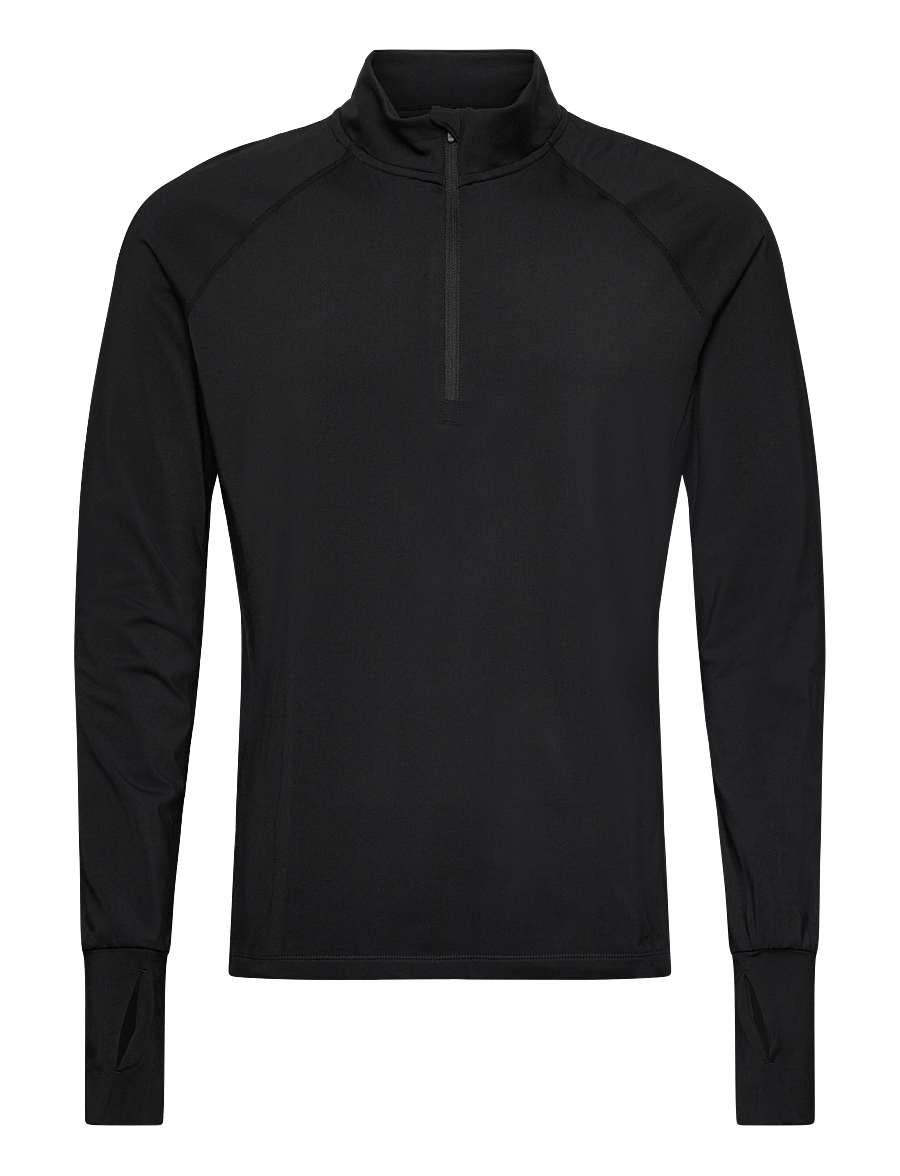 Björn Borg - BORG MIDLAYER HALF ZIP - fleece & midlayer - black beauty - 0
