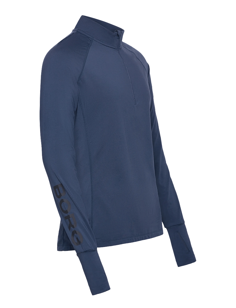 Björn Borg - BORG MIDLAYER HALF ZIP - flisiniai ir viršutiniai drabužiai - sargasso sea - 2