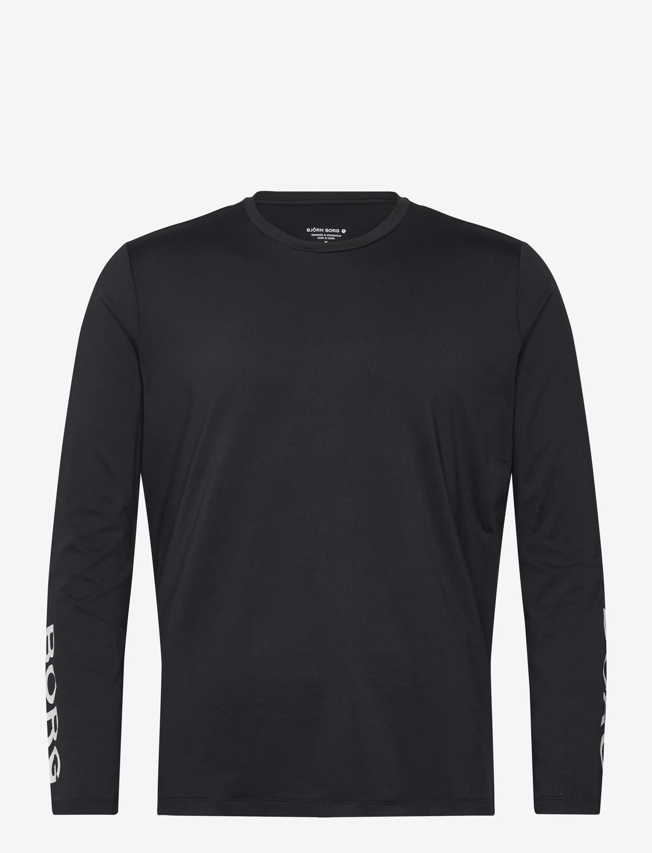 Björn Borg - BORG LONG SLEEVE T-SHIRT - pikkade varrukatega alussärgid - black beauty - 0