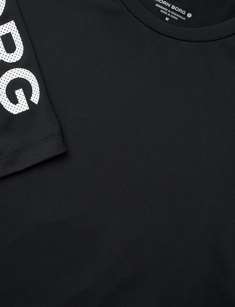 Björn Borg - BORG LONG SLEEVE T-SHIRT - longsleeved tops - black beauty - 4