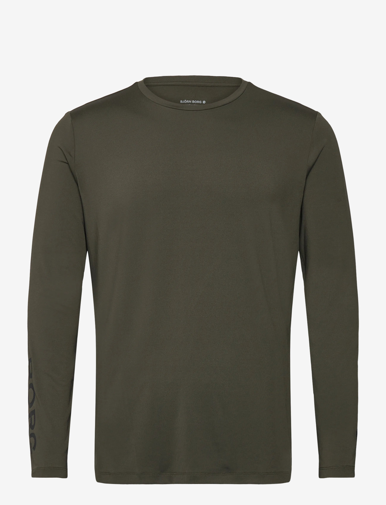 Björn Borg - BORG LONG SLEEVE T-SHIRT - långärmade tröjor - forest night - 0