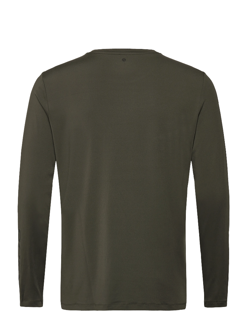 Björn Borg - BORG LONG SLEEVE T-SHIRT - långärmade tröjor - forest night - 1