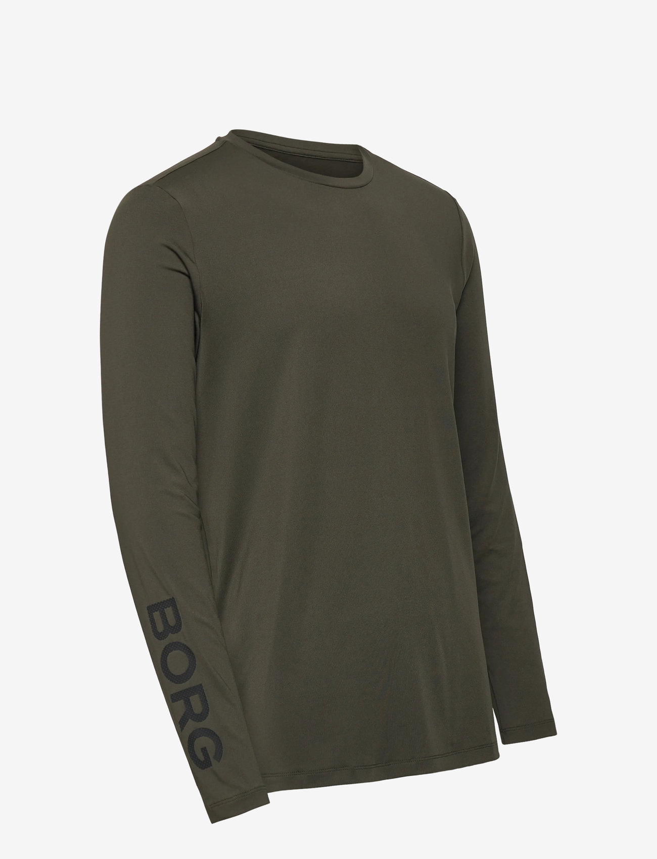 Björn Borg - BORG LONG SLEEVE T-SHIRT - långärmade tröjor - forest night - 2